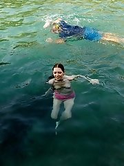8 pictures - Myra Glasford Half A Swimsuit